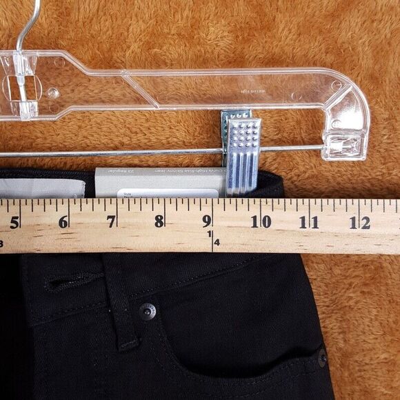 EVERLANE Womens Jeans Size 23 Black Wash CURVY HIGH RISE SKINNY Stretch Denim - Picture 8 of 13